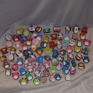 Squishmallow, Stitch And Hello Kitty Croc Charms 86 Pieces